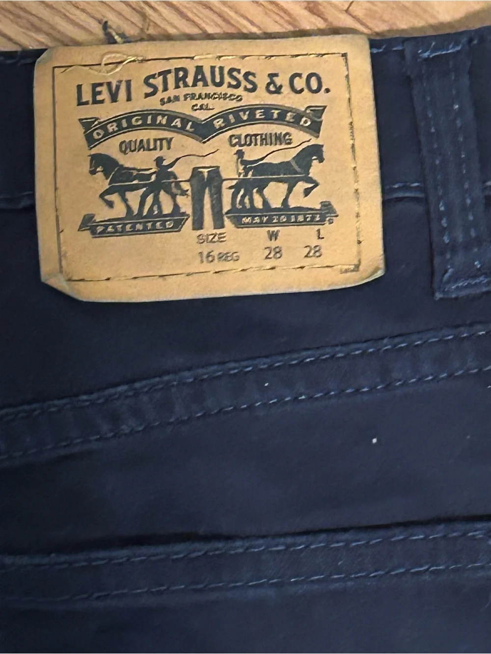 Levi's Slim Straight Jeans in Dark Blue